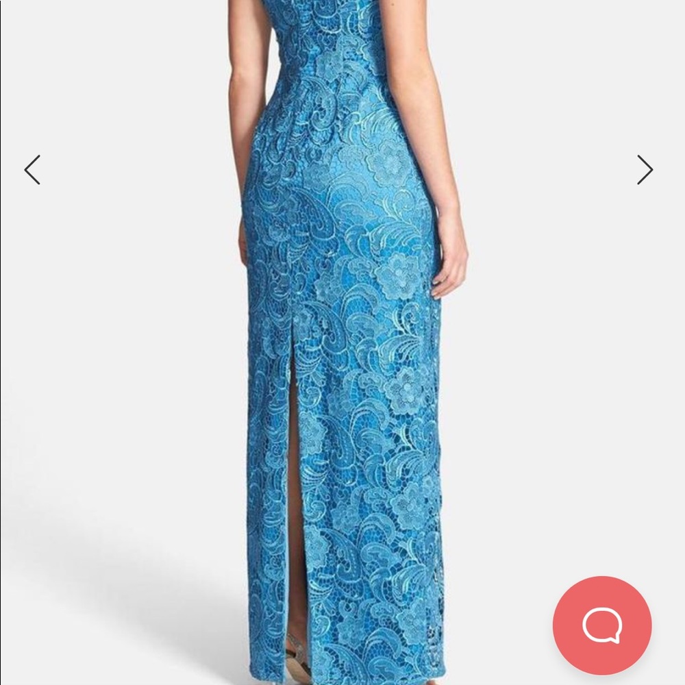 Adrianna Papell sleeveless lace long dress - Picture 4 of 7